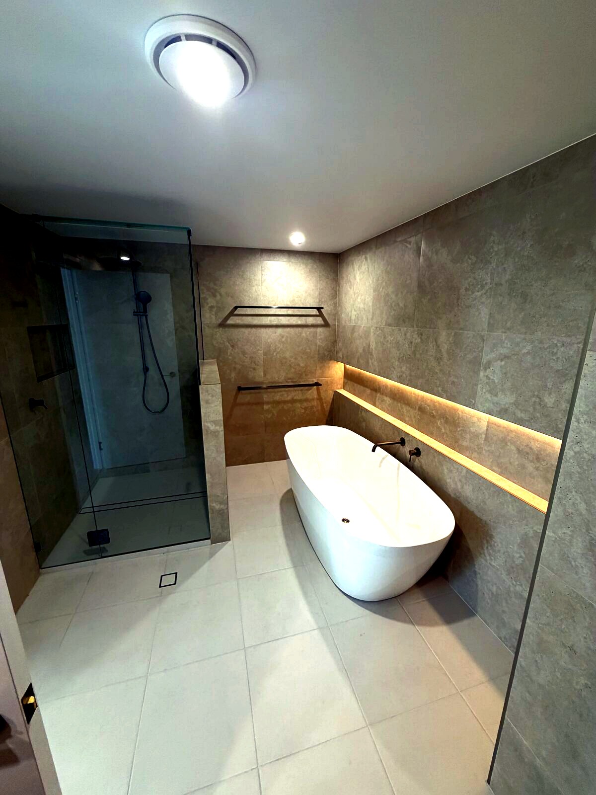After — Luxury Bathroom Renovation — Bathroom Renovations by Seymour Plumbing