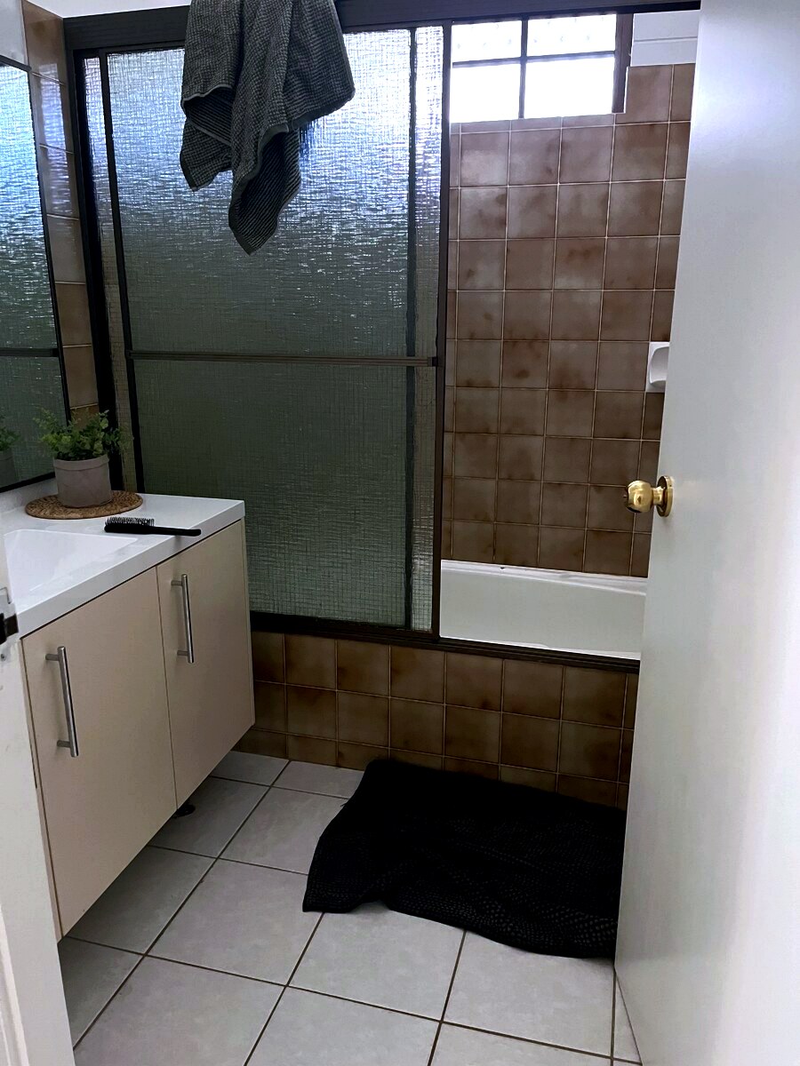 Before — Brushed Gold Shower Fitout — Showers & Fixtures by Seymour Plumbing